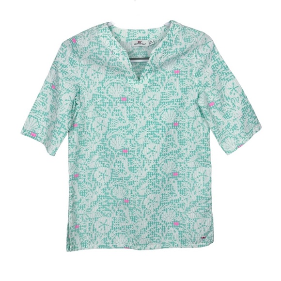Vineyard Vines Printed Tunic Top - Picture 1 of 7